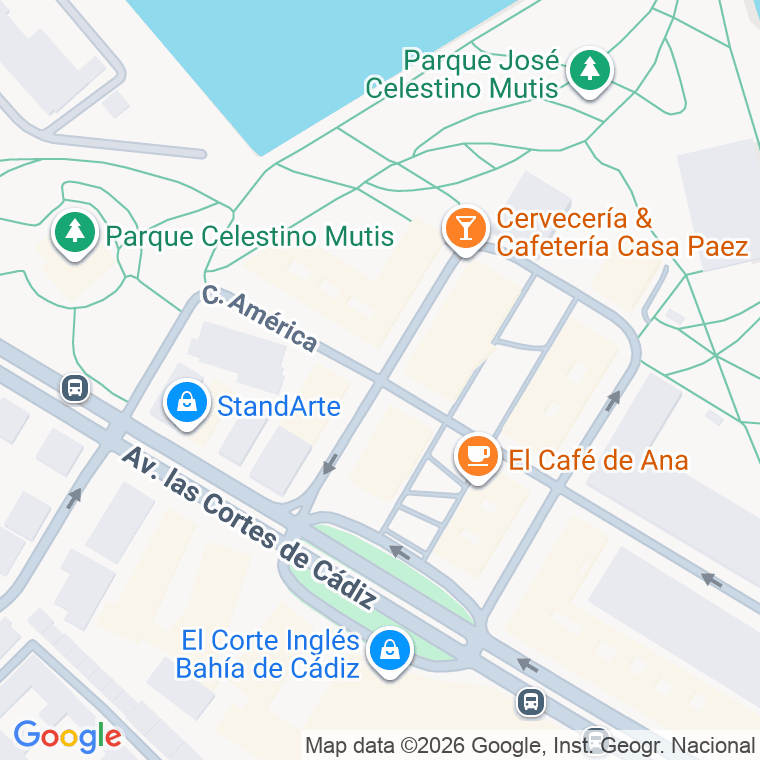 Código postal de Emilio Castelar en Cádiz