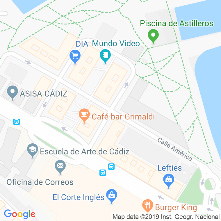 Código Postal calle Segismundo Moret en Cádiz