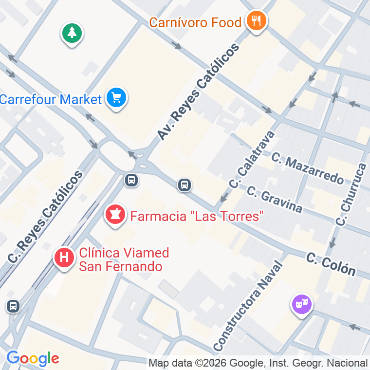 Código postal de Plaza Madre Teresa de Calcuta en San Fernando