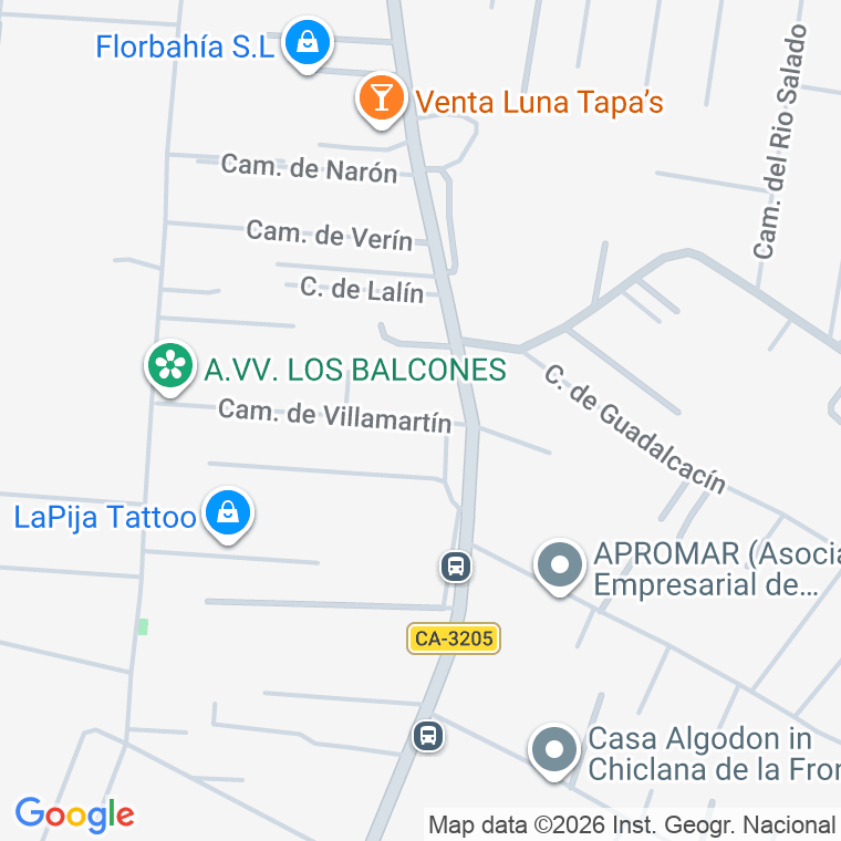Código postal de Cmno Villamartin (de) en Franceses (los)-vega(la)