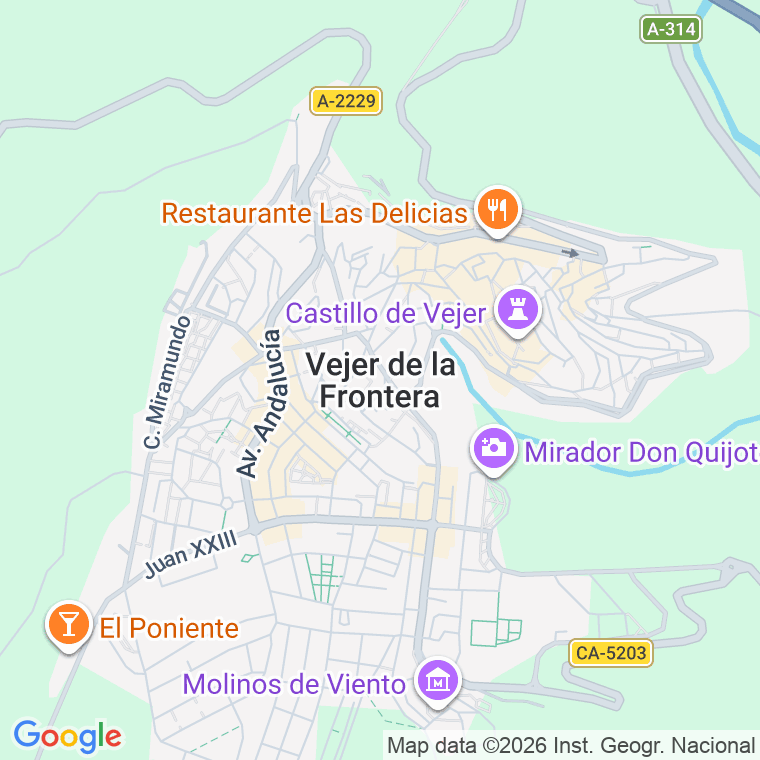 Código postal de Calle Republica Dominicana en Vejer de la Frontera
