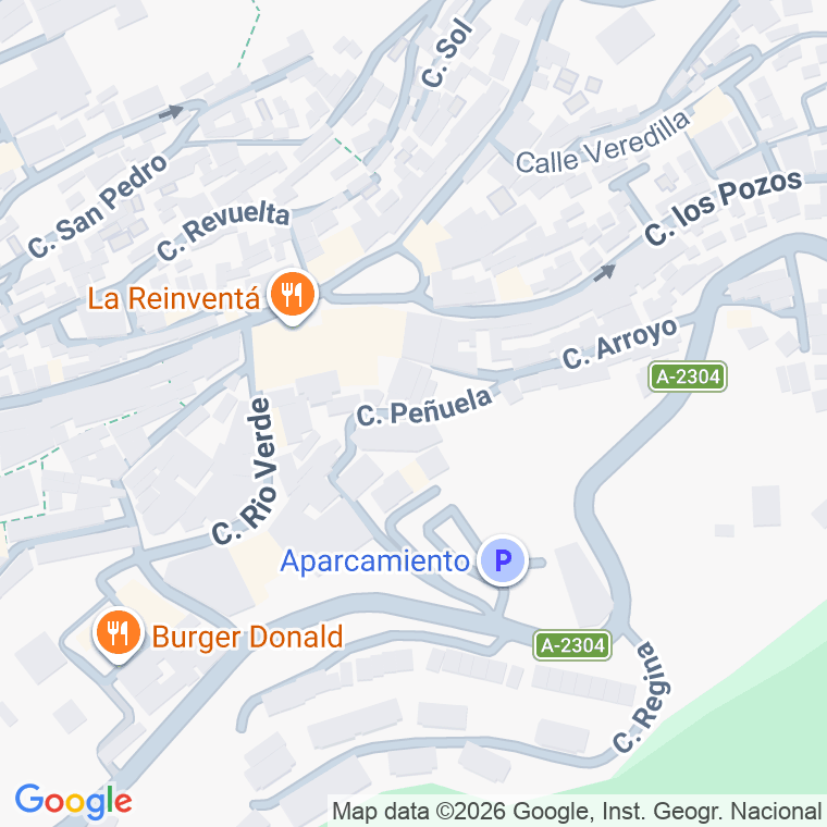 Código postal de Calle Peñuela-transversal en Alcala de los Gazules