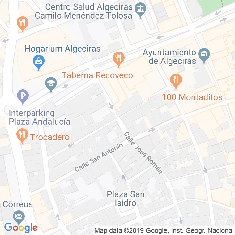 Código Postal calle Buen Aire en Algeciras