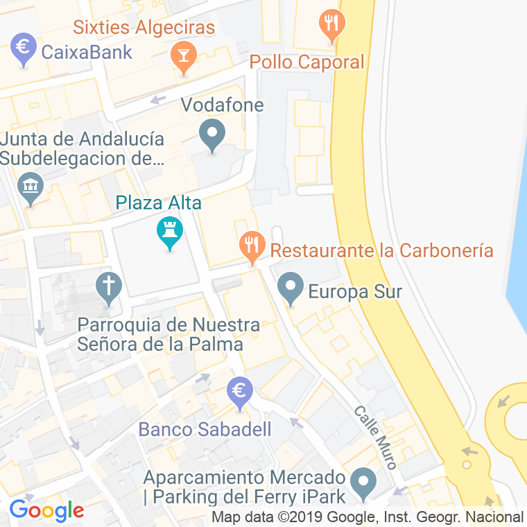 Código Postal calle Murillo en Algeciras