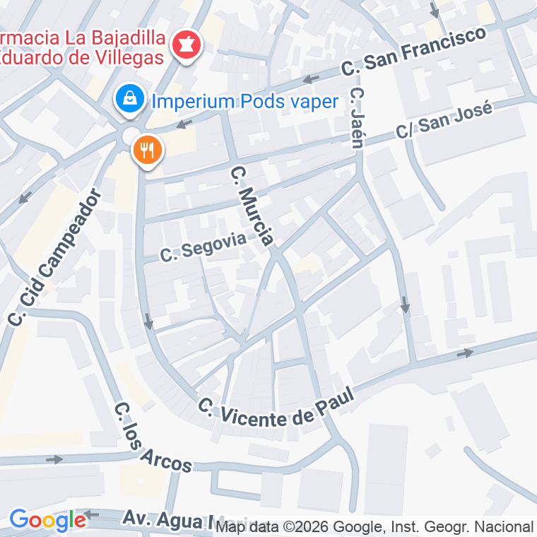 Código postal de Alicante en Algeciras