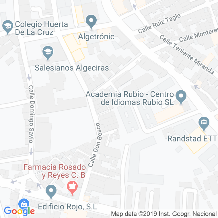 Código Postal calle Ecuador en Algeciras