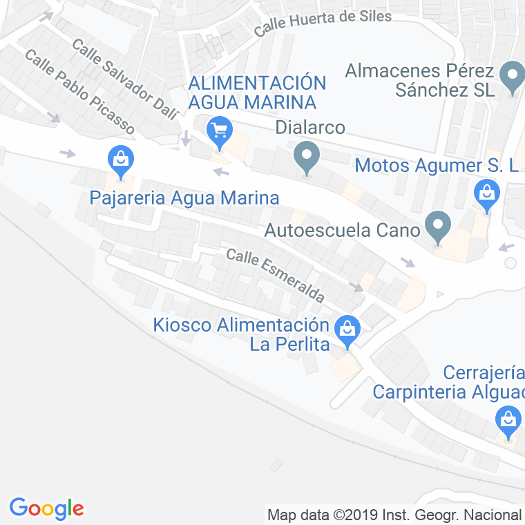 Código Postal calle Esmeralda en Algeciras