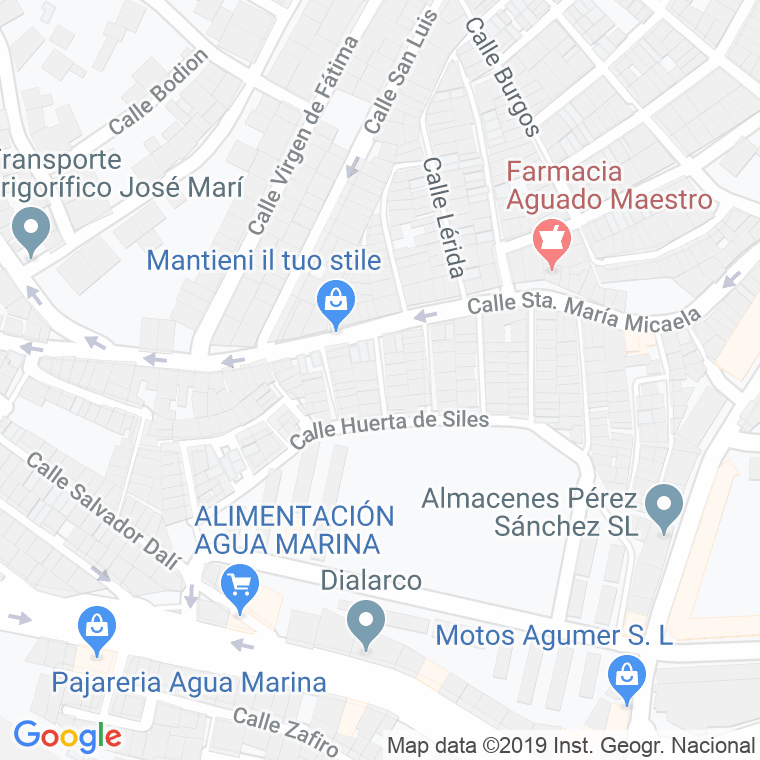 Código Postal calle Juan Niño en Algeciras