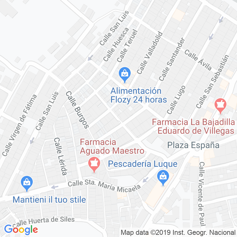 Código Postal calle Oviedo en Algeciras