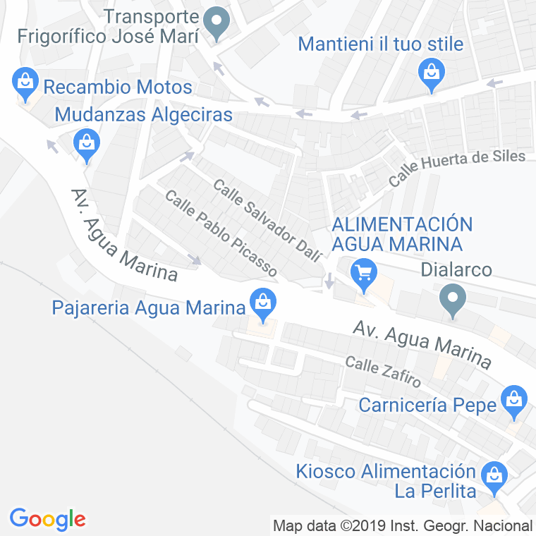 Código Postal calle Pablo Picasso en Algeciras