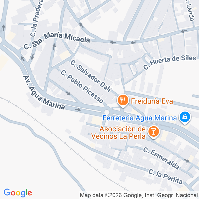 Código postal de Pablo Picasso en Algeciras