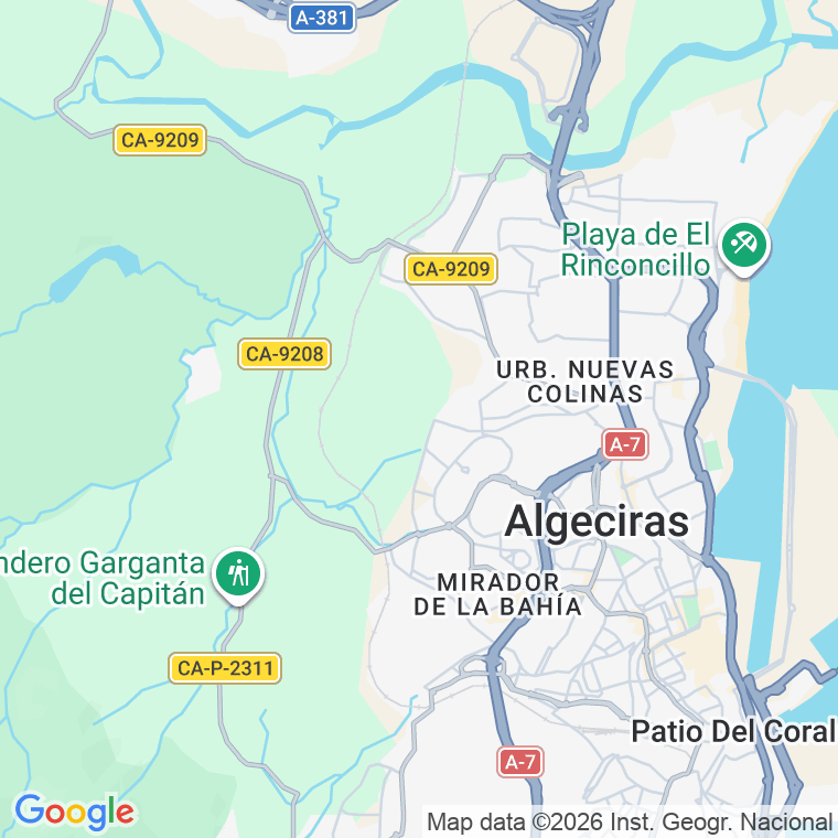 Código postal de Asarina en Algeciras