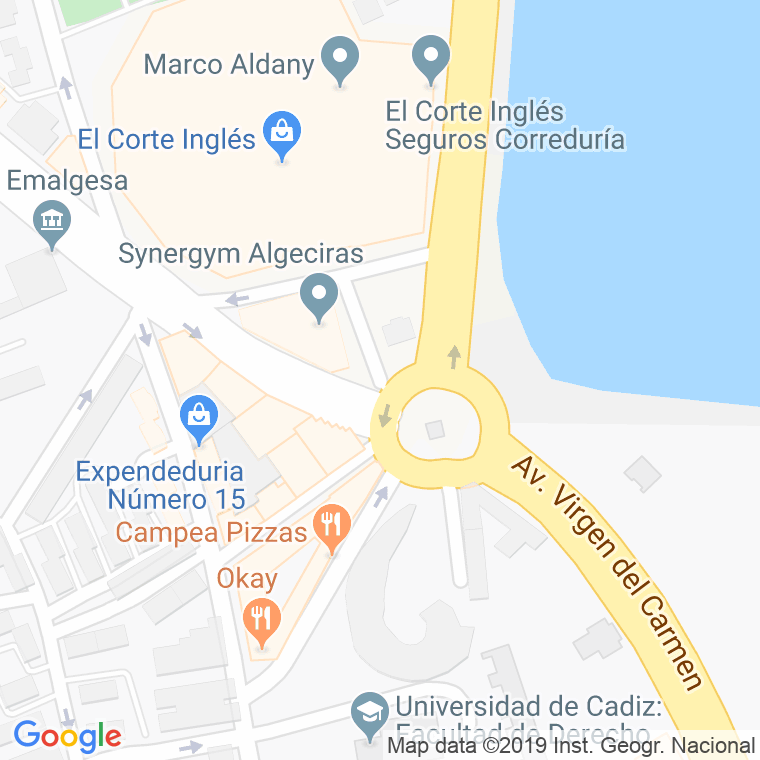 Código Postal calle Benlliure en Algeciras