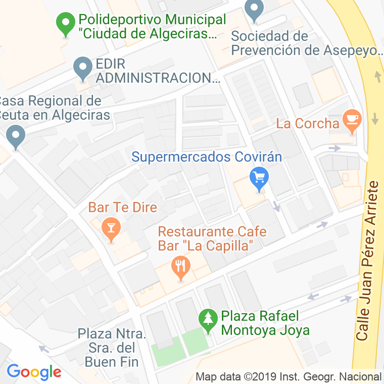 Código Postal calle Fray Luis De Leon en Algeciras