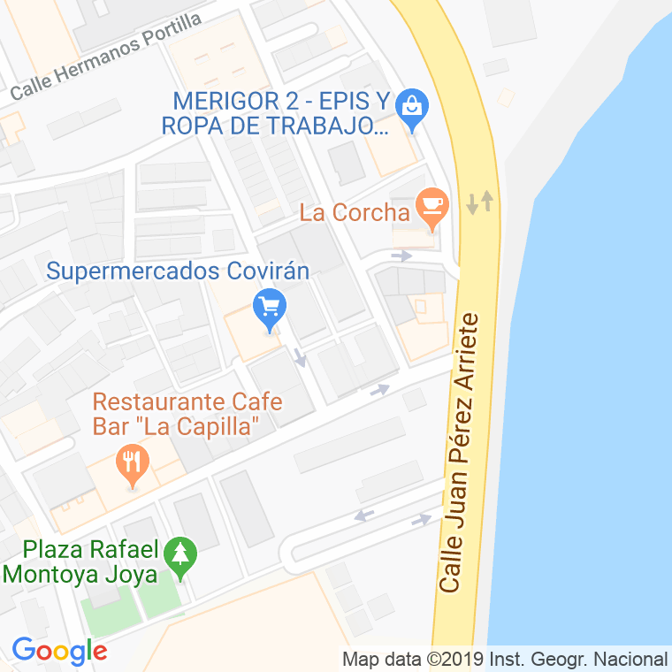 Código Postal calle Hermanos Alvarez Quintero en Algeciras