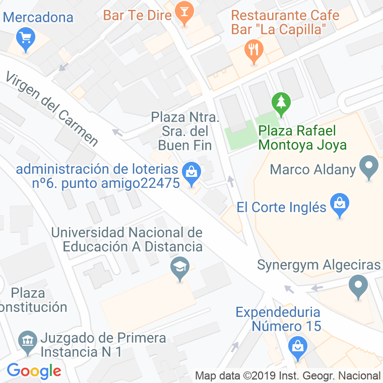 Código Postal calle Loto en Algeciras