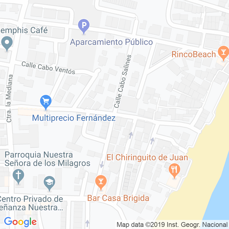 Código Postal calle Cabo De Aguas en Algeciras