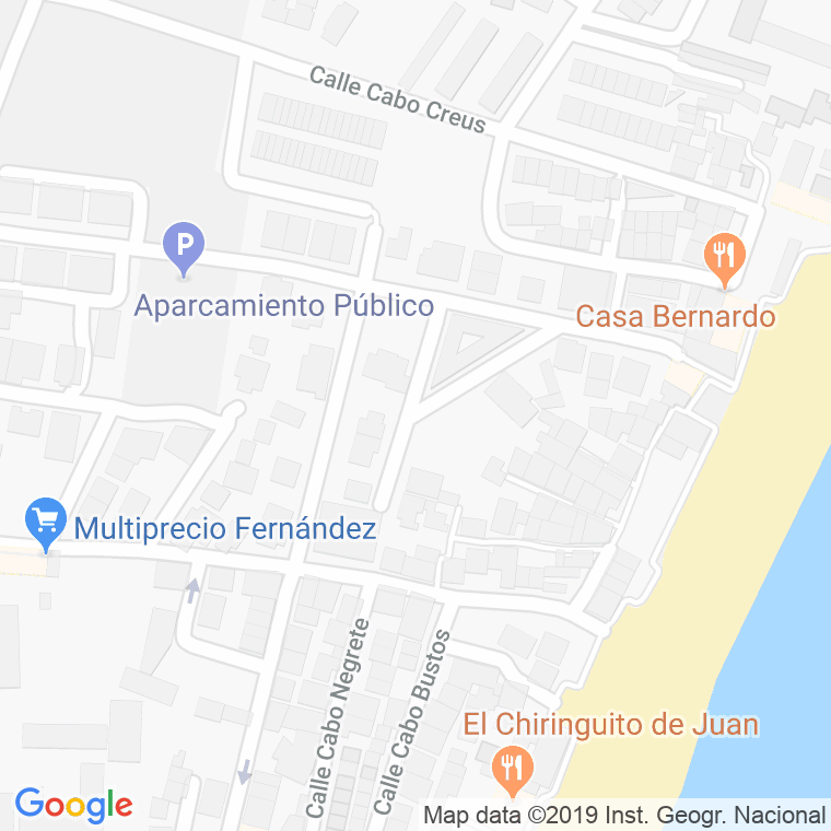 Código Postal calle Cabo Morfeo en Algeciras