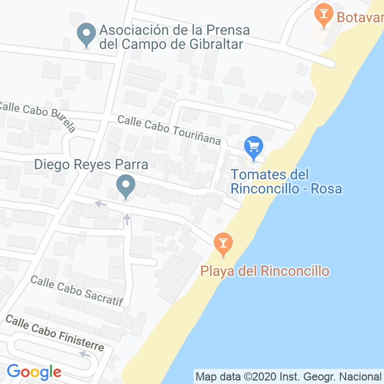 Código Postal calle Cabo Nave en Algeciras