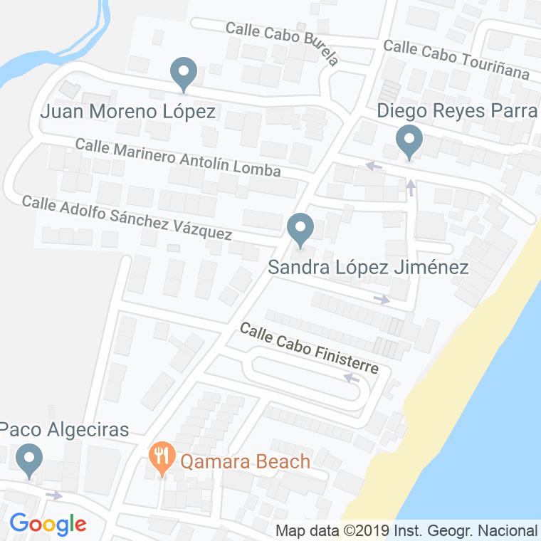 Código Postal calle Cabo Sacratif en Algeciras