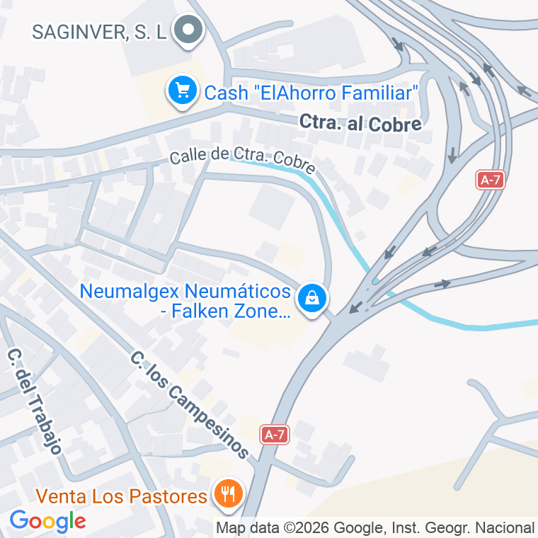 Código postal de Calle Metalurgicos (los) en Algeciras