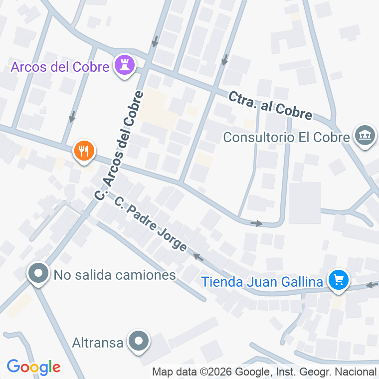 Código postal de Calle Nuestra Señora de la Luz en Algeciras