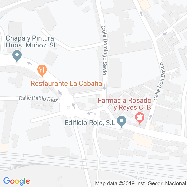 Código Postal calle Alegria, callejon en Algeciras