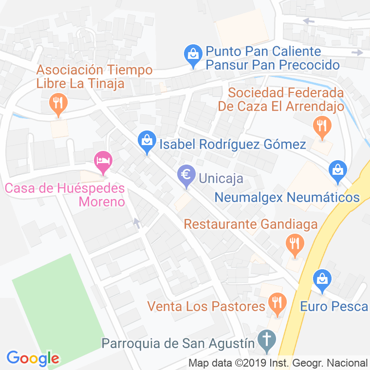 Código Postal calle Campesinos, Los en Algeciras