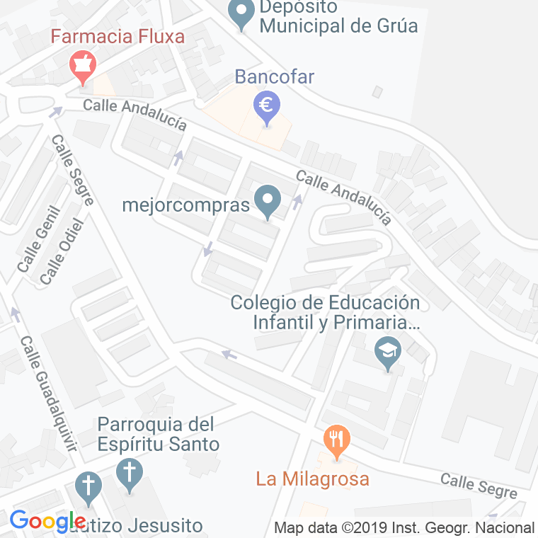 Código Postal calle Cantabrico en Algeciras