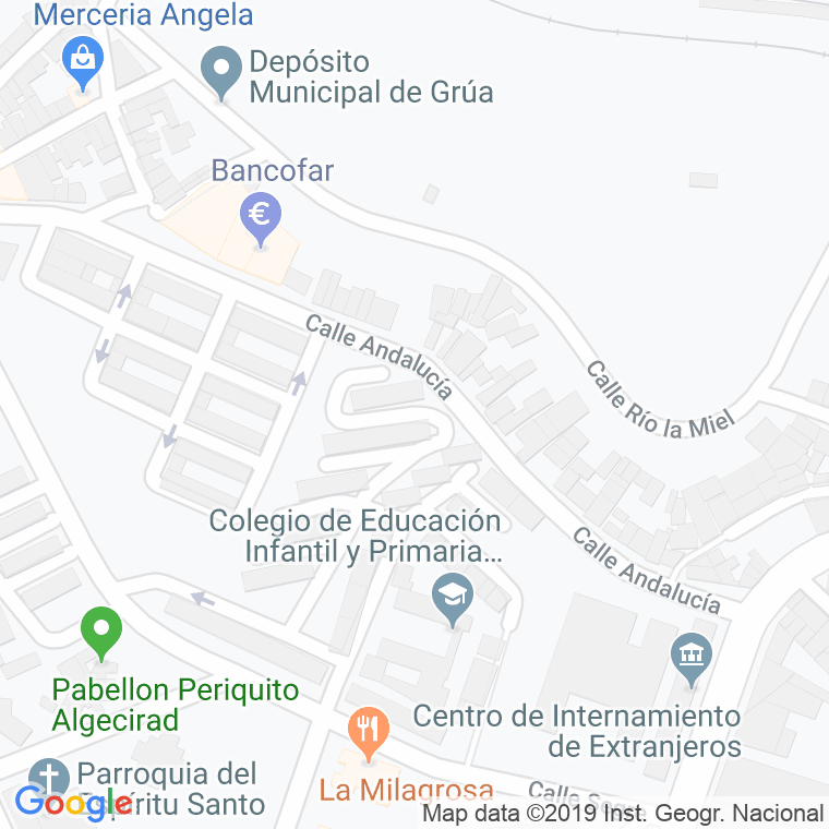 Código Postal calle Eresma, paseo en Algeciras