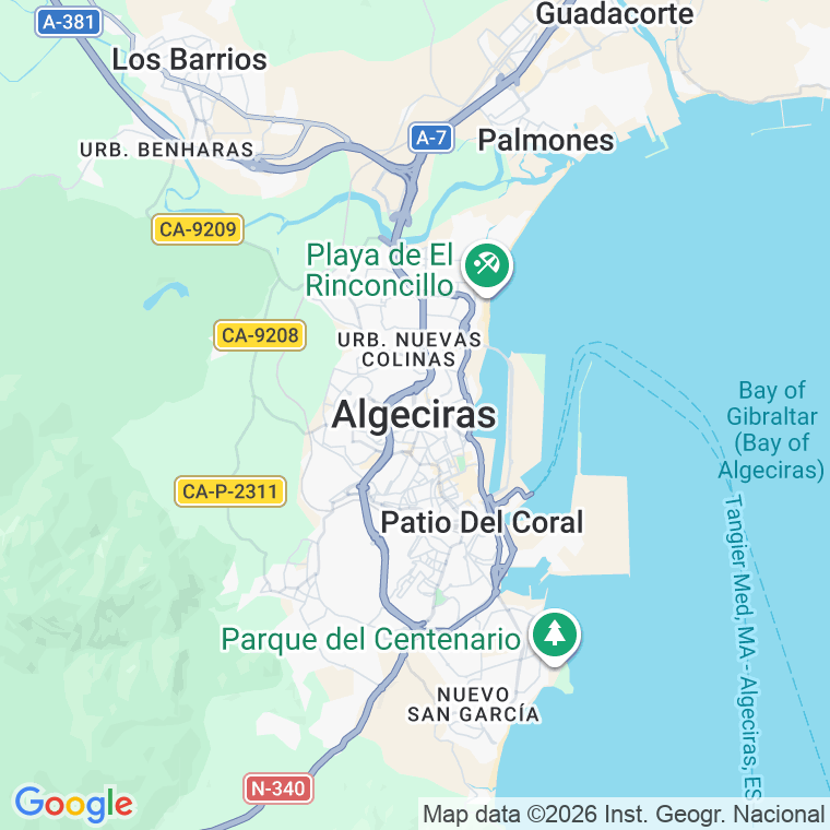 Código postal de Madre Teresa de Calcuta en Algeciras