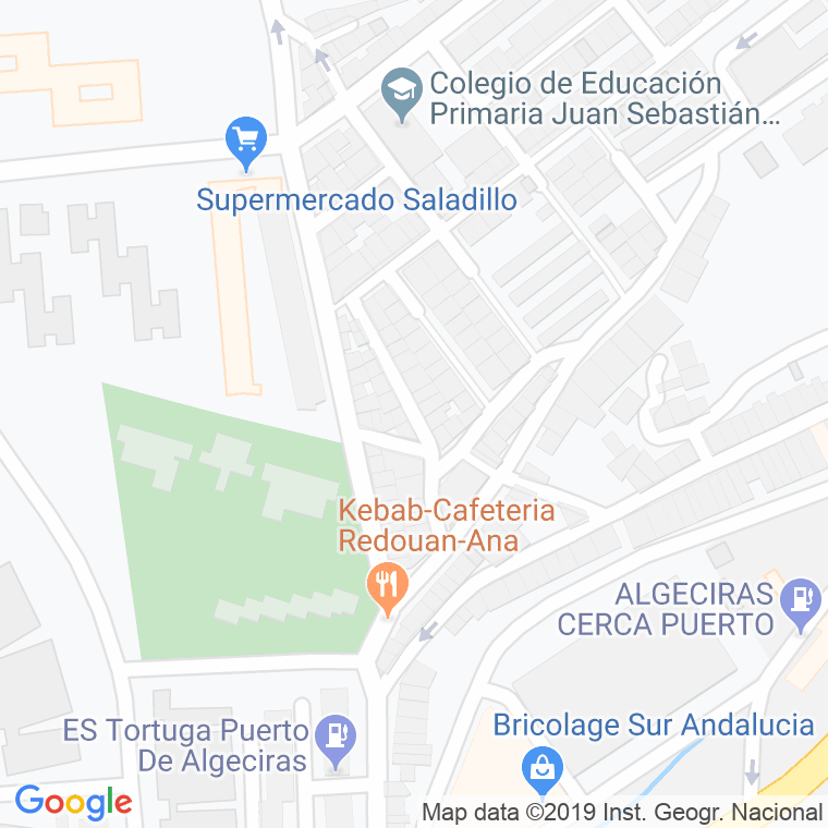 Código Postal calle Alonso De Ojeda en Algeciras