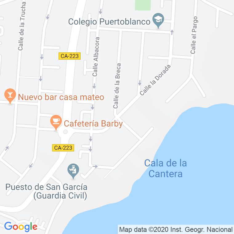 Código Postal calle Corbeta en Algeciras
