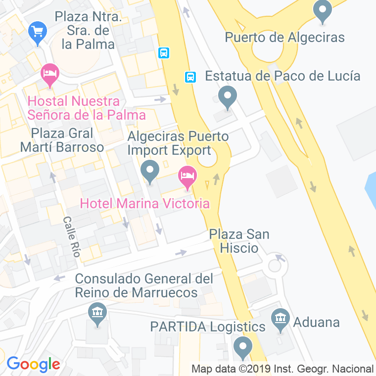 Código Postal calle Goya en Algeciras