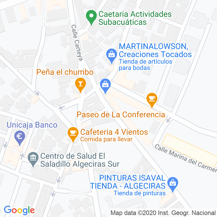 Código Postal calle Guzman El Bueno en Algeciras