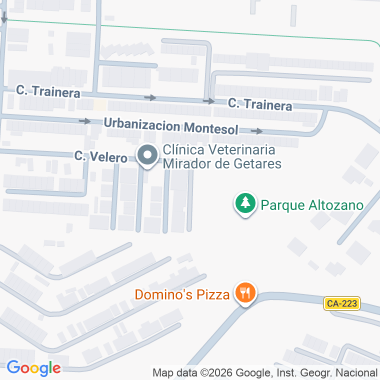 Código postal de Timonel en Algeciras