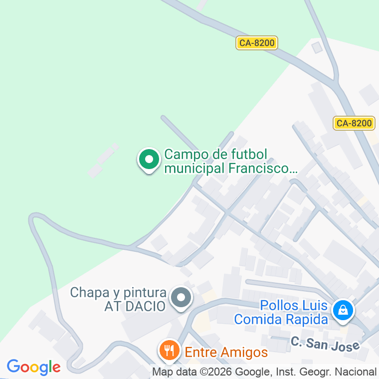 Código postal de Calle Cuatro Vientos en San Martin del Tesorillo