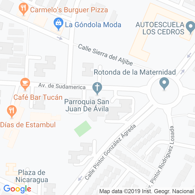 Código Postal calle Avila en Jerez de la Frontera