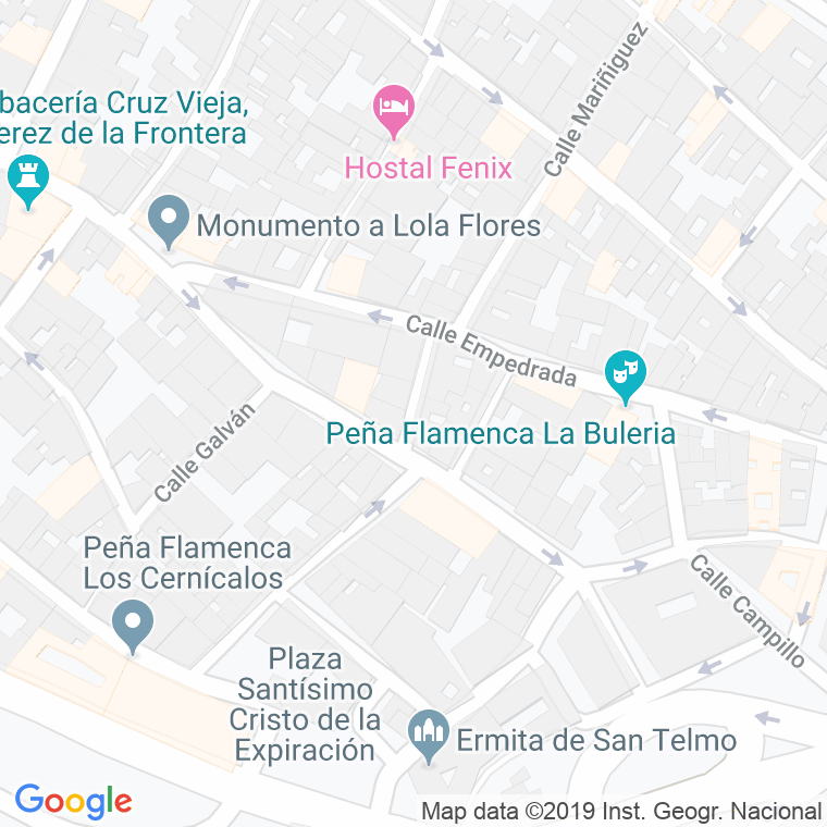 Código Postal calle Baro en Jerez de la Frontera