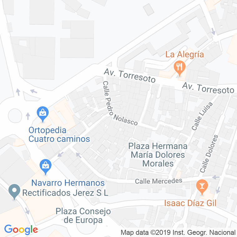 Código Postal calle Chaflan en Jerez de la Frontera