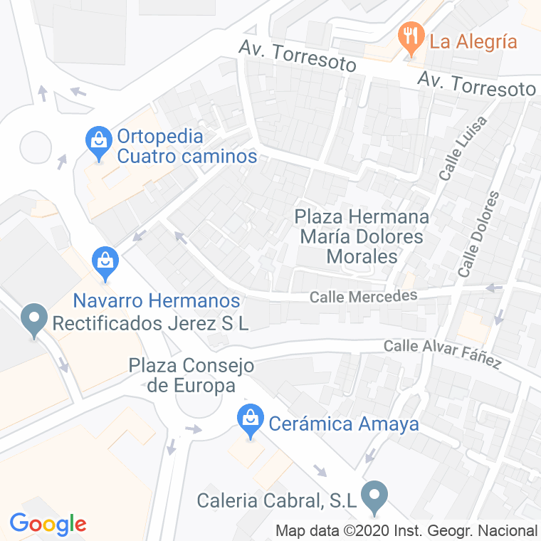 Código Postal calle Goma en Jerez de la Frontera