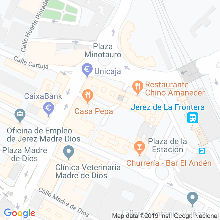 Código Postal calle Juan Puerto Andrade en Jerez de la Frontera