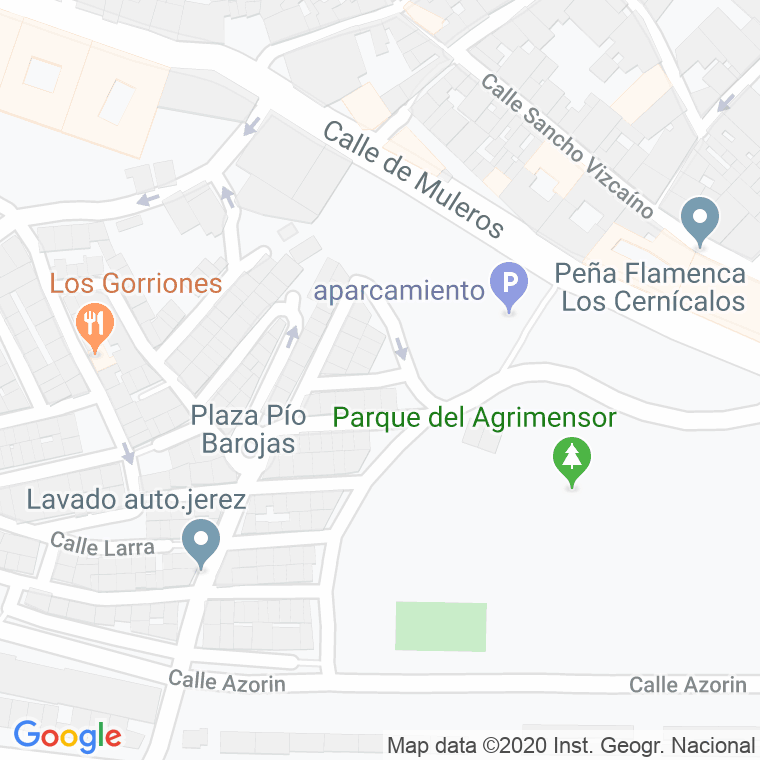 Código Postal calle Juan Ramon Jimenez en Jerez de la Frontera