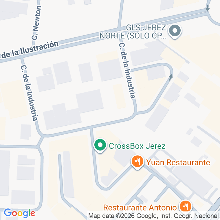 Código postal de San Eloy en Jerez de la Frontera
