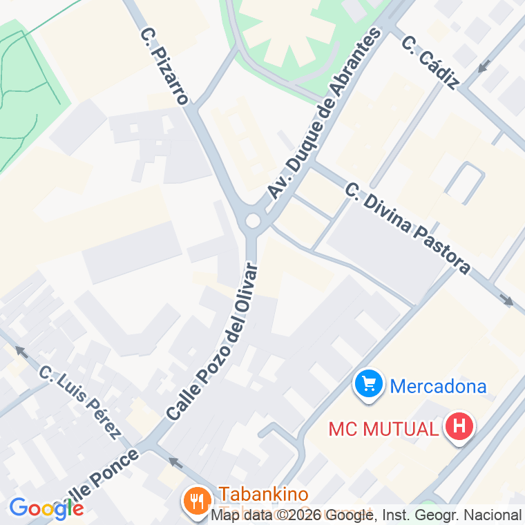 Código postal de Cjto Residencial Valdespino en Jerez de la Frontera