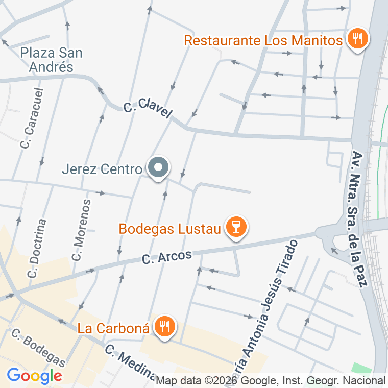 Código postal de Don Juan en Jerez de la Frontera