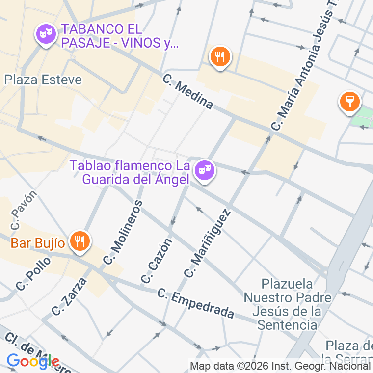 Código postal de Granados en Jerez de la Frontera