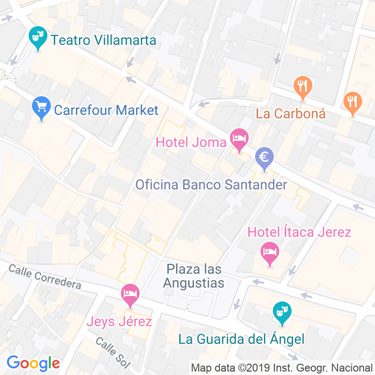 Código Postal calle Lucena en Jerez de la Frontera
