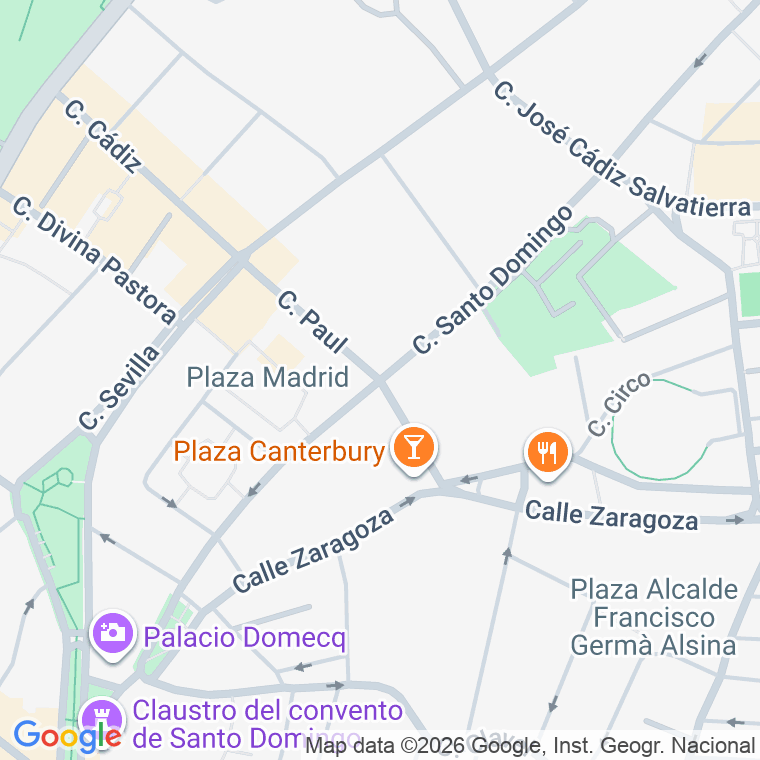 Código postal de Nuño de Cañas en Jerez de la Frontera