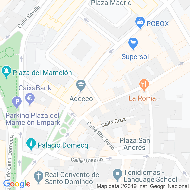 Código Postal calle San Cayetano en Jerez de la Frontera